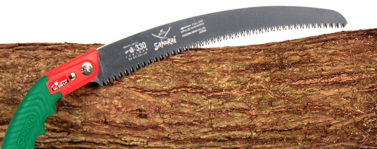 Kanzawa Samurai saw on a log
