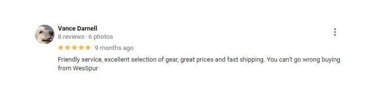 wesspur customer review