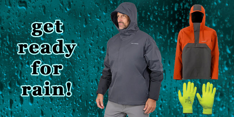 Heavy duty rain gear for tree work in the rain