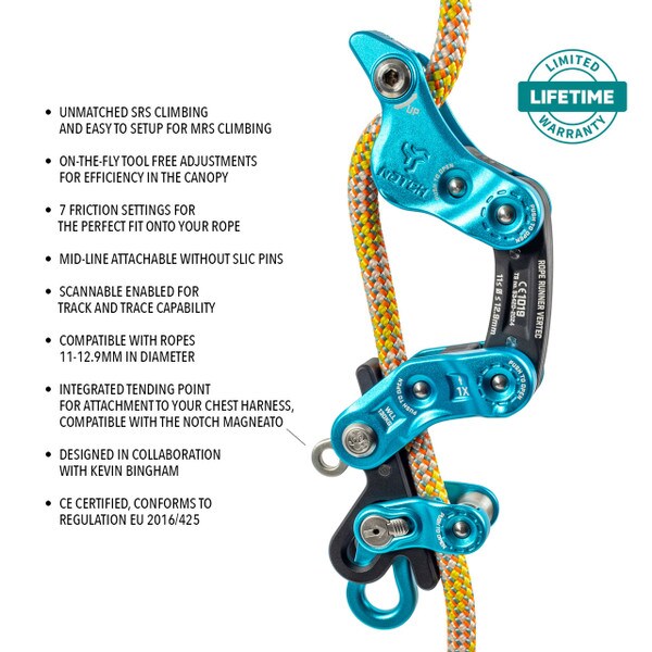 notch rope runner vertec