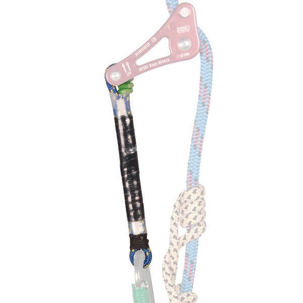 lawton tether installed on rope wrench