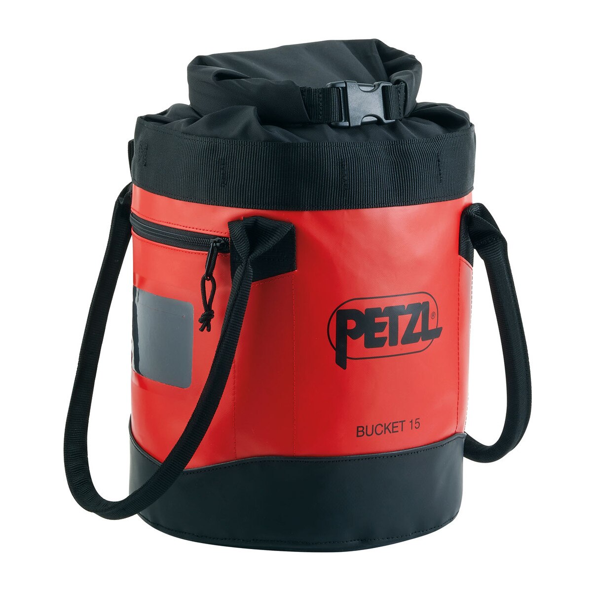Red Petzl Rope Bucket 15l