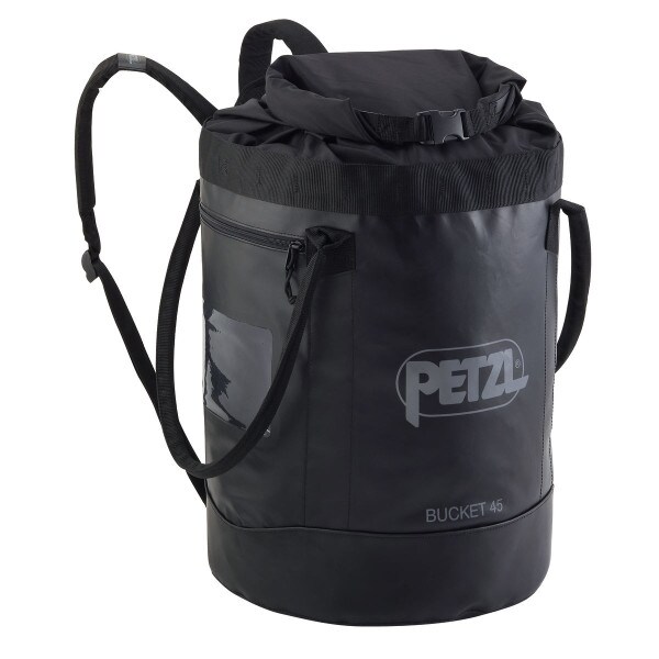 petzl bucket rope bag black