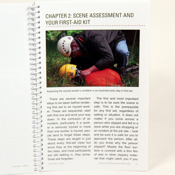 arborist first responder field guide interior page