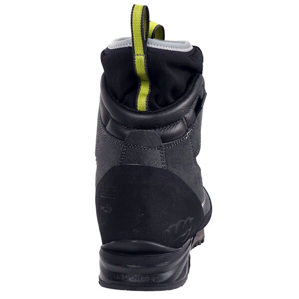 The back of the kayo boot showing the cuff to keep sawdust out and quality build