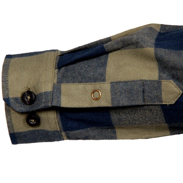 wesspur flannel shirt sleeve