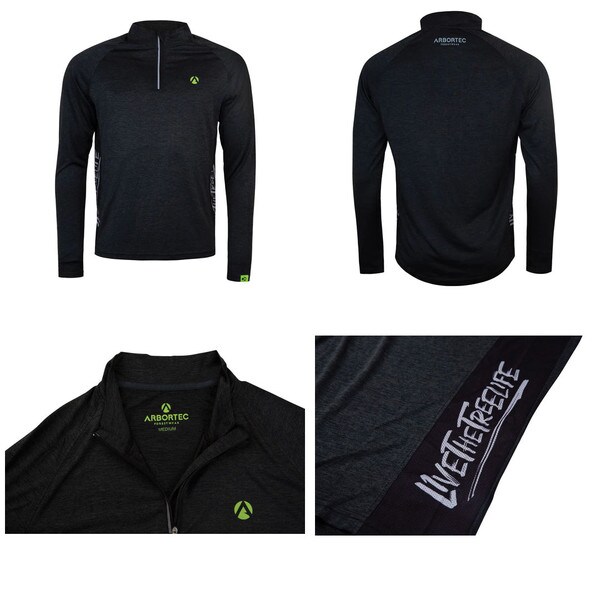 arbortec performance long sleeve t shirt black
