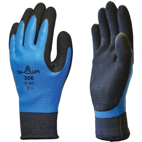 showa full latex work gloves