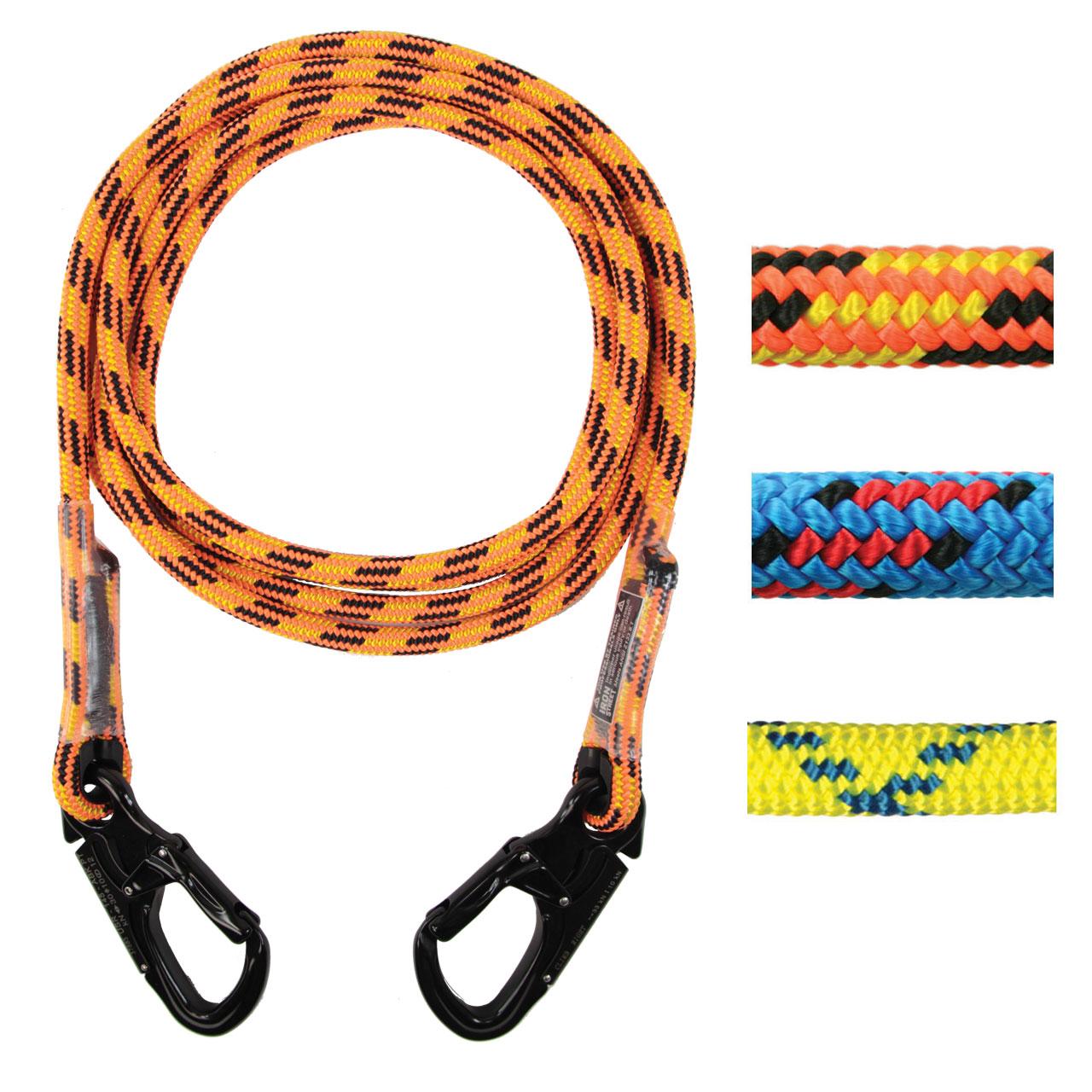 Arborist Equipment Flip Line Tree Climbing Rope 1/2’’x10' Strap Position  Lanyard