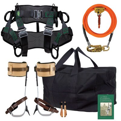 beginner spur climbing kit for trees