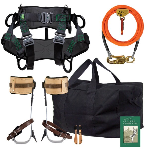 beginner spur climbing kit for trees