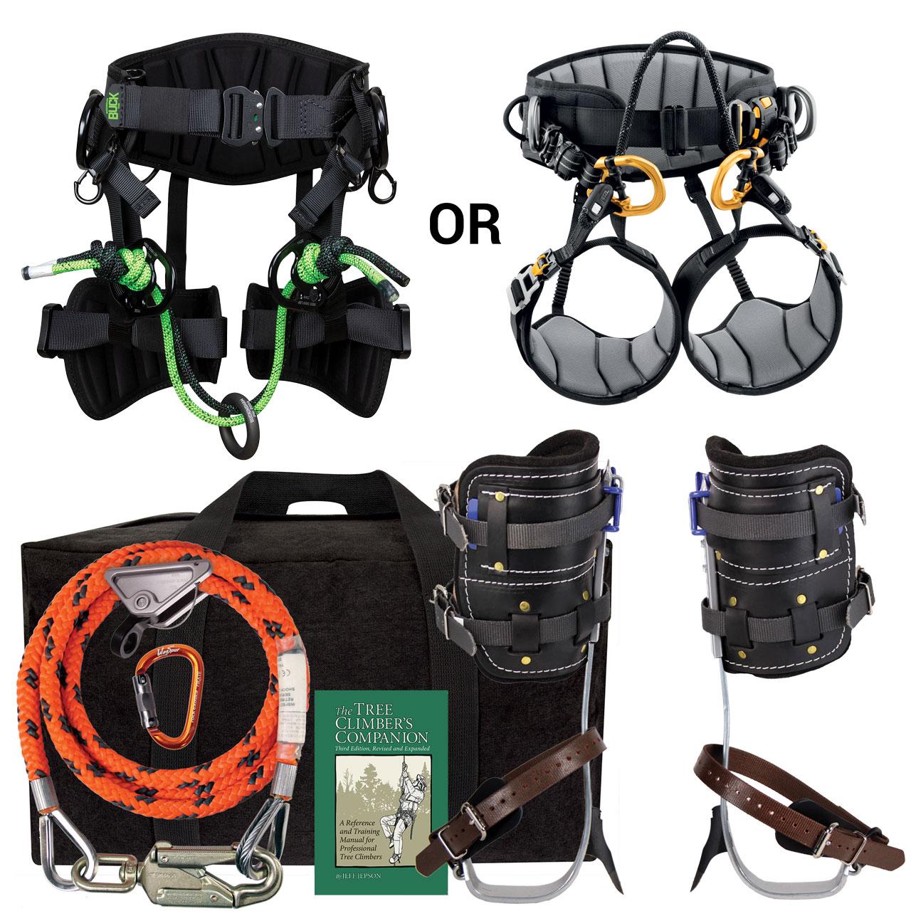 tree climbing spikes complete kit