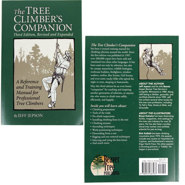 Tree climber's companion book is included with every beginner's kit.
