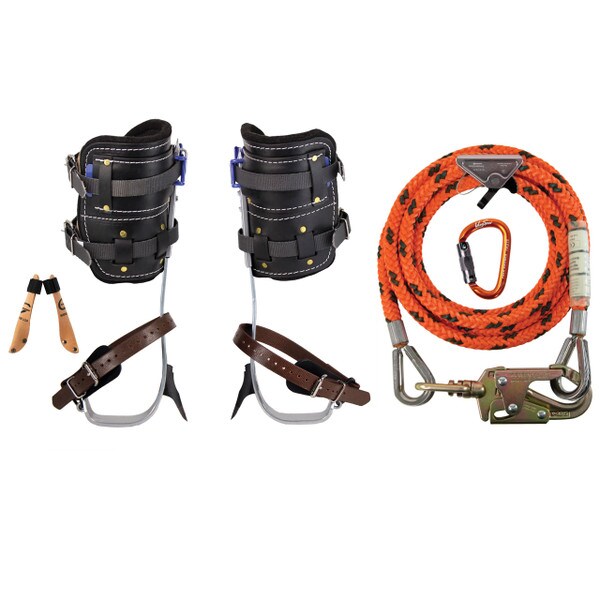 tree climbing kit with spurs