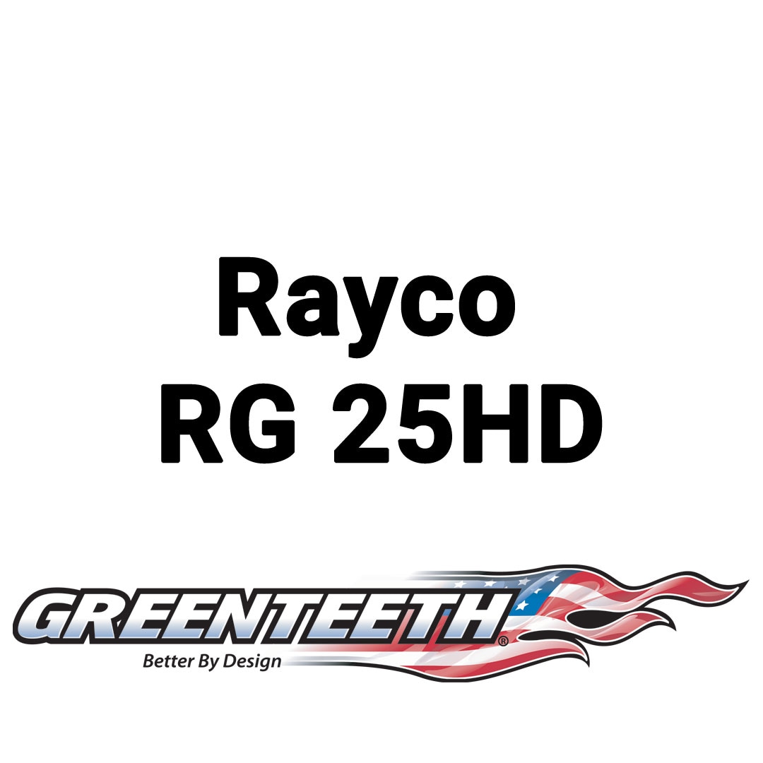 rayco rg 25hd greenteeth setup
