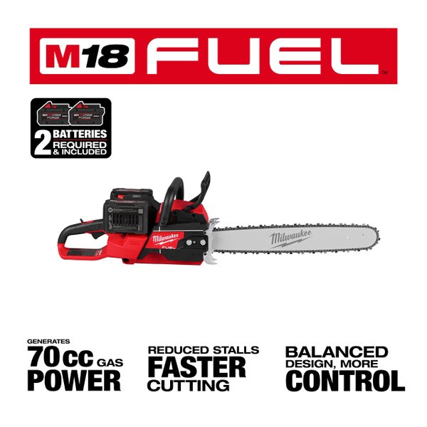milwaukee 20 inch chainsaw