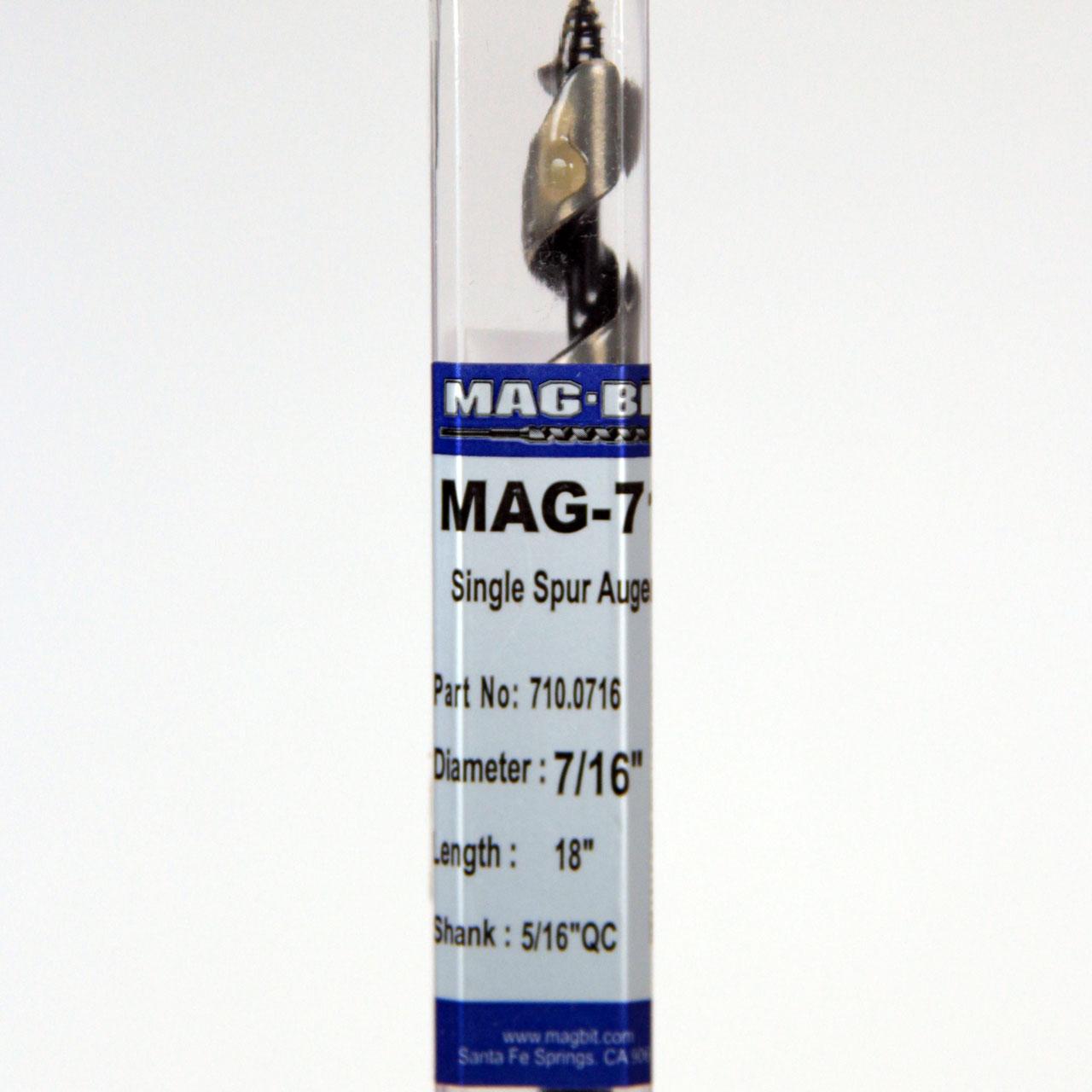 MAG-BIT 710.0716 MAG710 7/16-Inch by 18-Inch Single Spur