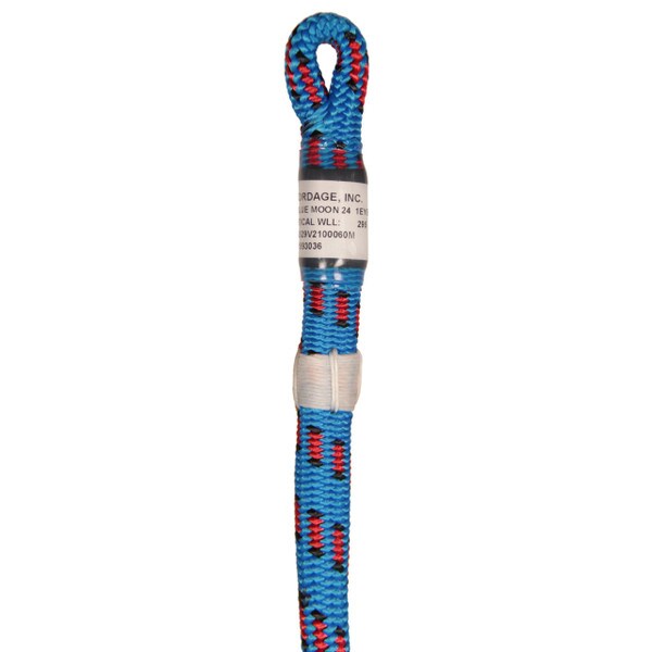 spliced eye in blue moon rope