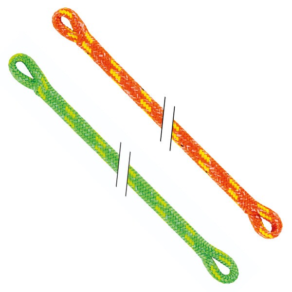 2 eye splices in petzl flow