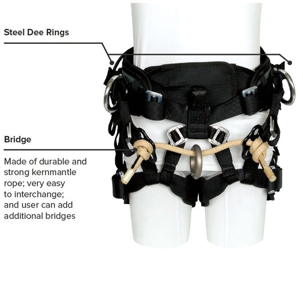 BUCK ERGO PRO CLIMBING HARNESS