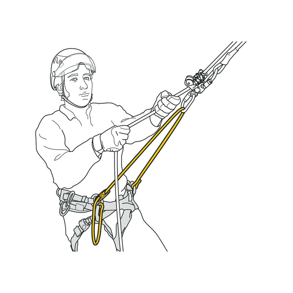 PETZL - saki ZIGZAG®, Mechanical Prusik for tree care - Petzl USA