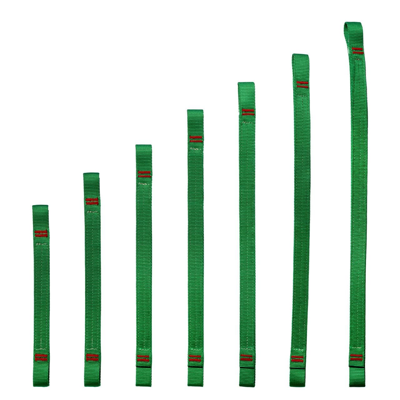 dmm kinisi webbing bridges come in 7 lengths