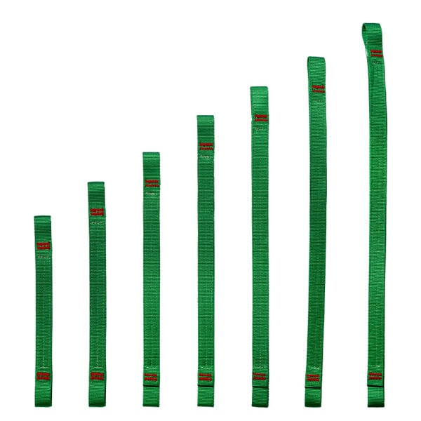dmm kinisi webbing bridges come in 7 lengths