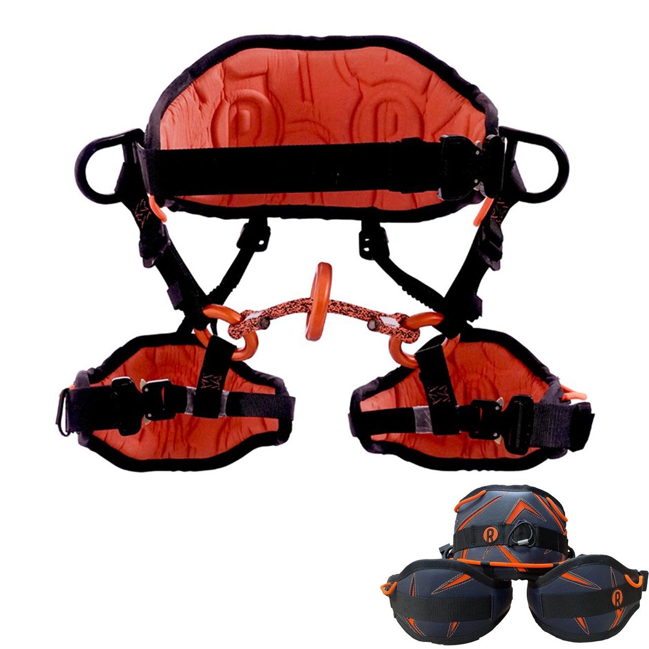 fox classic leather tree climbing harness