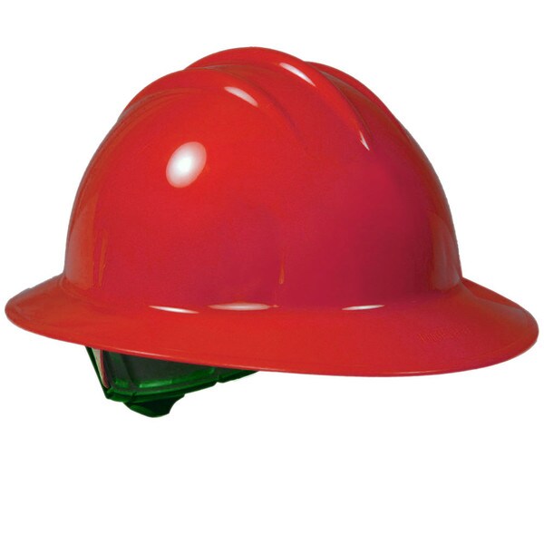 bullard full brim hard hat red