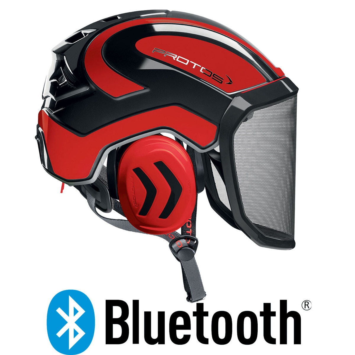 Protos Helmet with SENA Bluetooth Installed