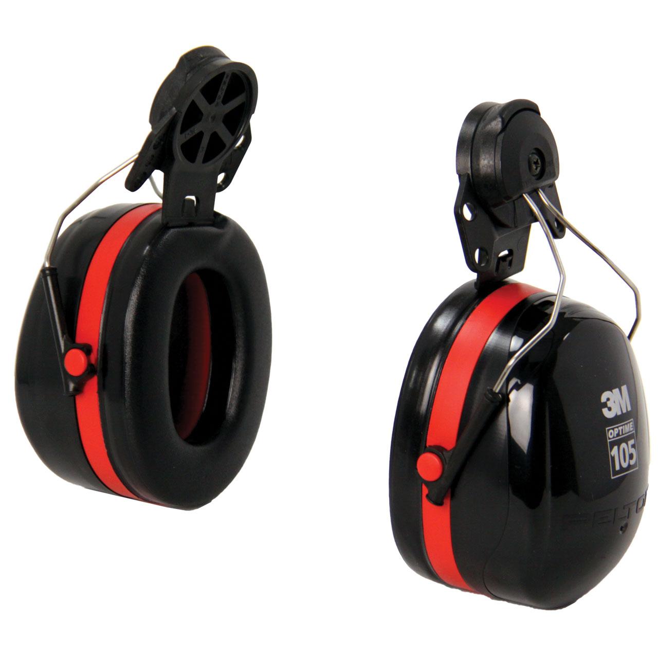 peltor optime 105 helmet attachment