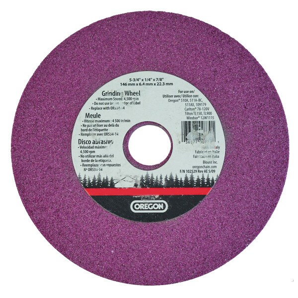 oregon 1/4" grinding wheel